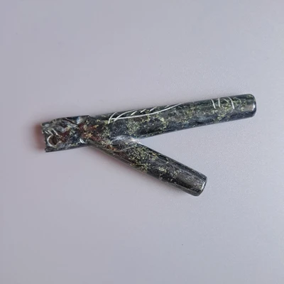 Курипи Ягуар из змеевика. Глянец.